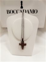Collana Boccadamo Uomo in Acciaio AGR088 CROCE - AGR088 CROCE